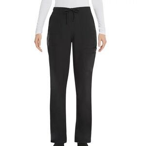 S Petitie ScrubStar Black Scrub Pants